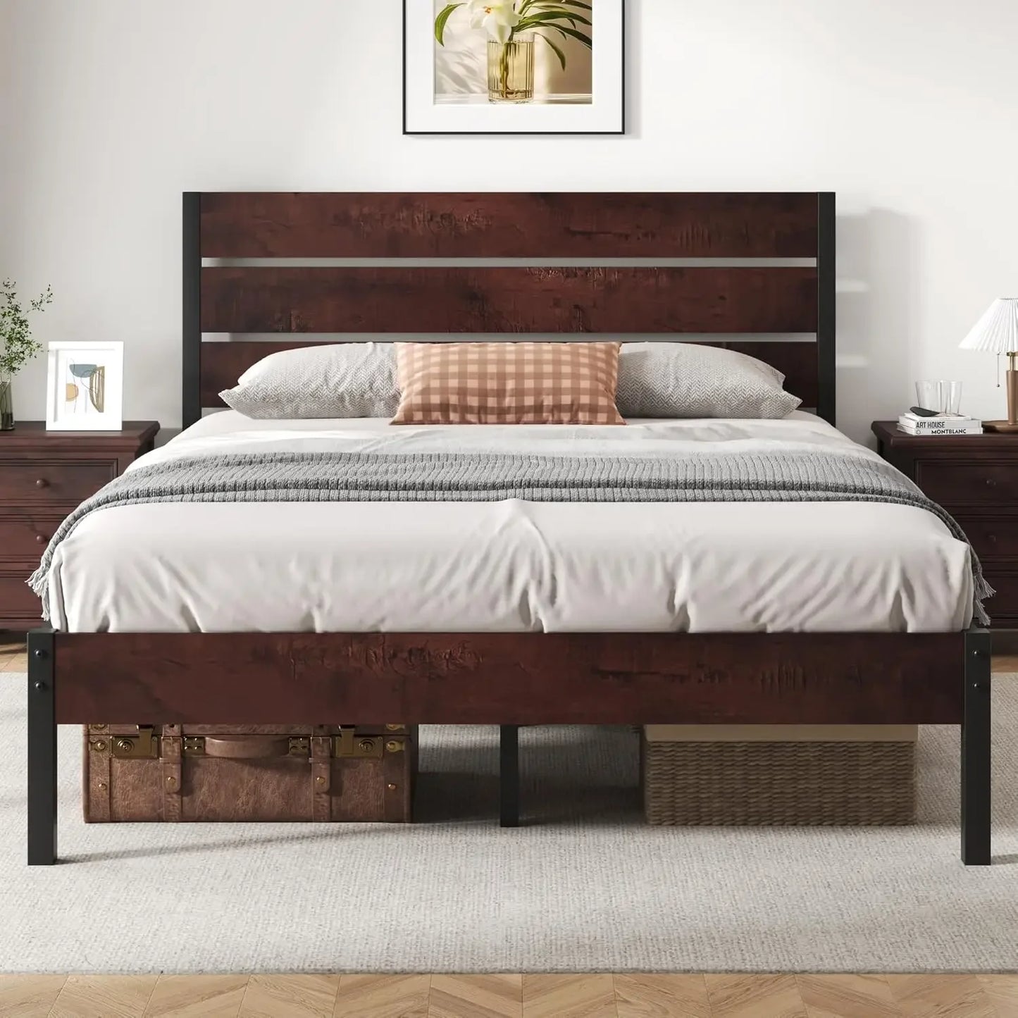 Queen, Platform Bed Frame