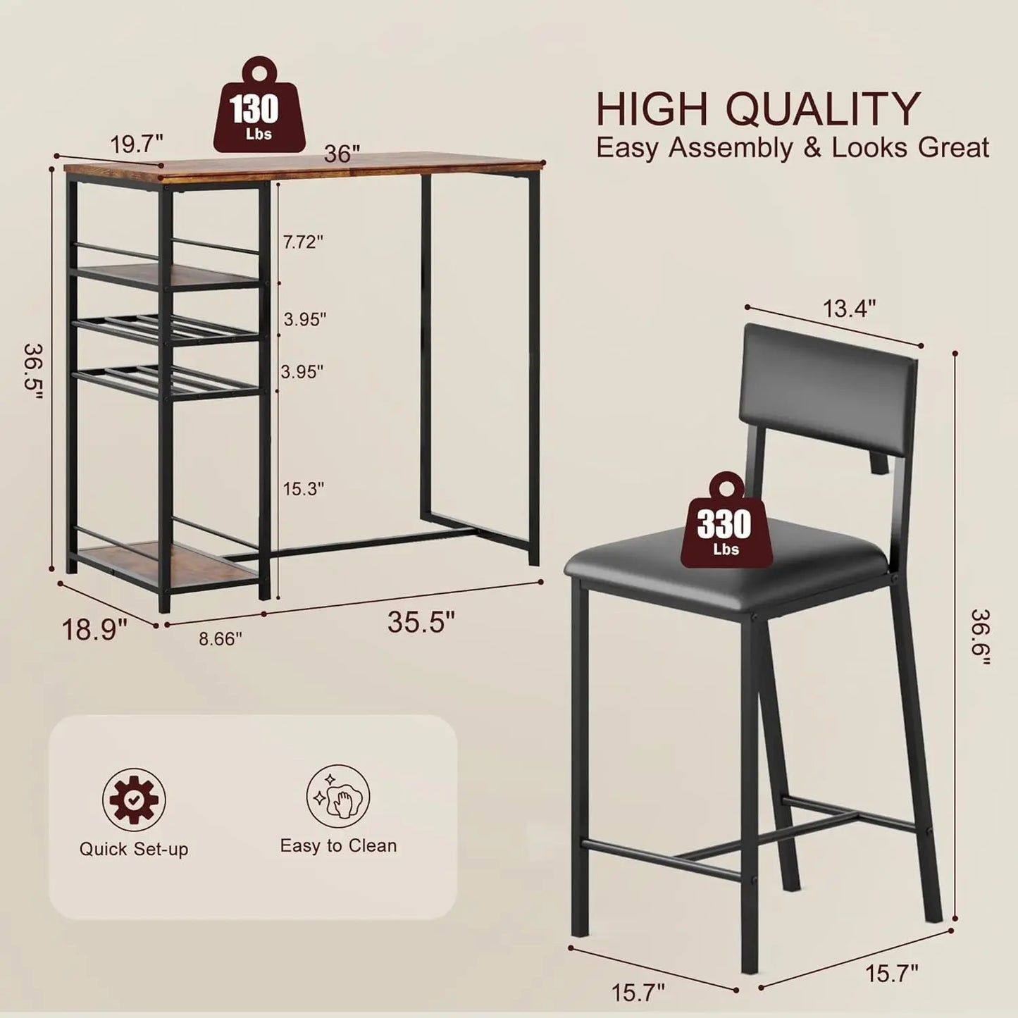 Bistro Table Apartment Size