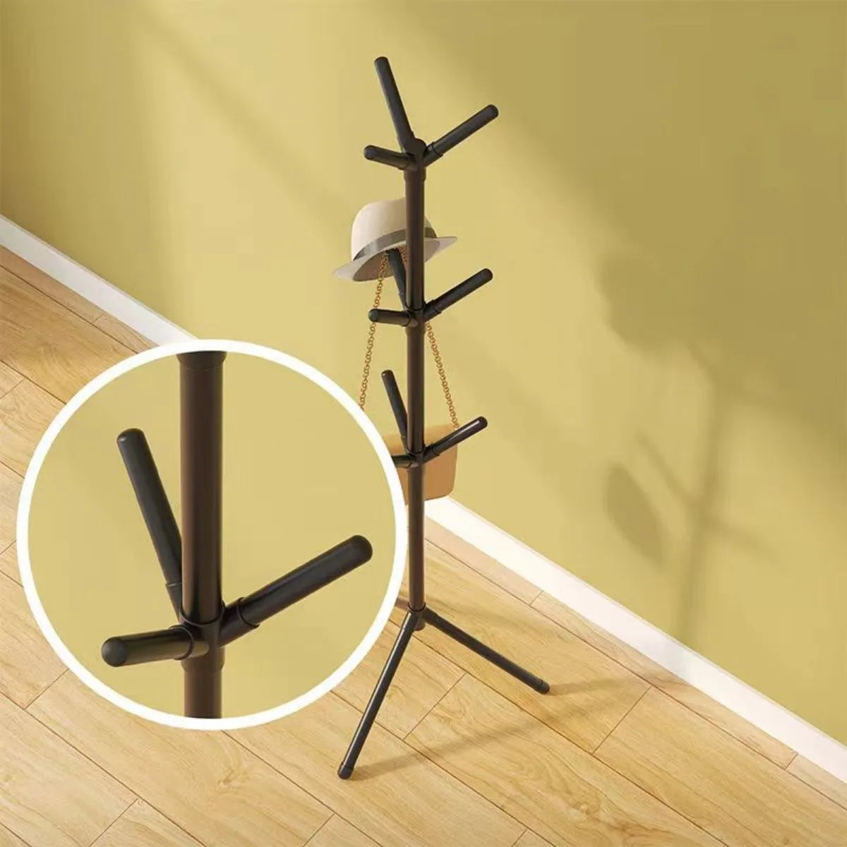 Clothes and Hats Rack Floor To Floor