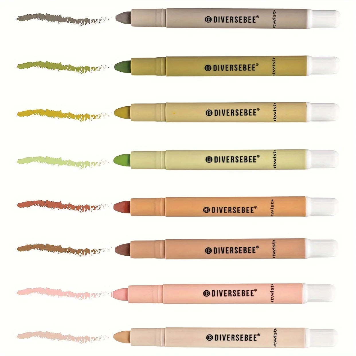 8Pcs Highlighters Assorted Gel Colors