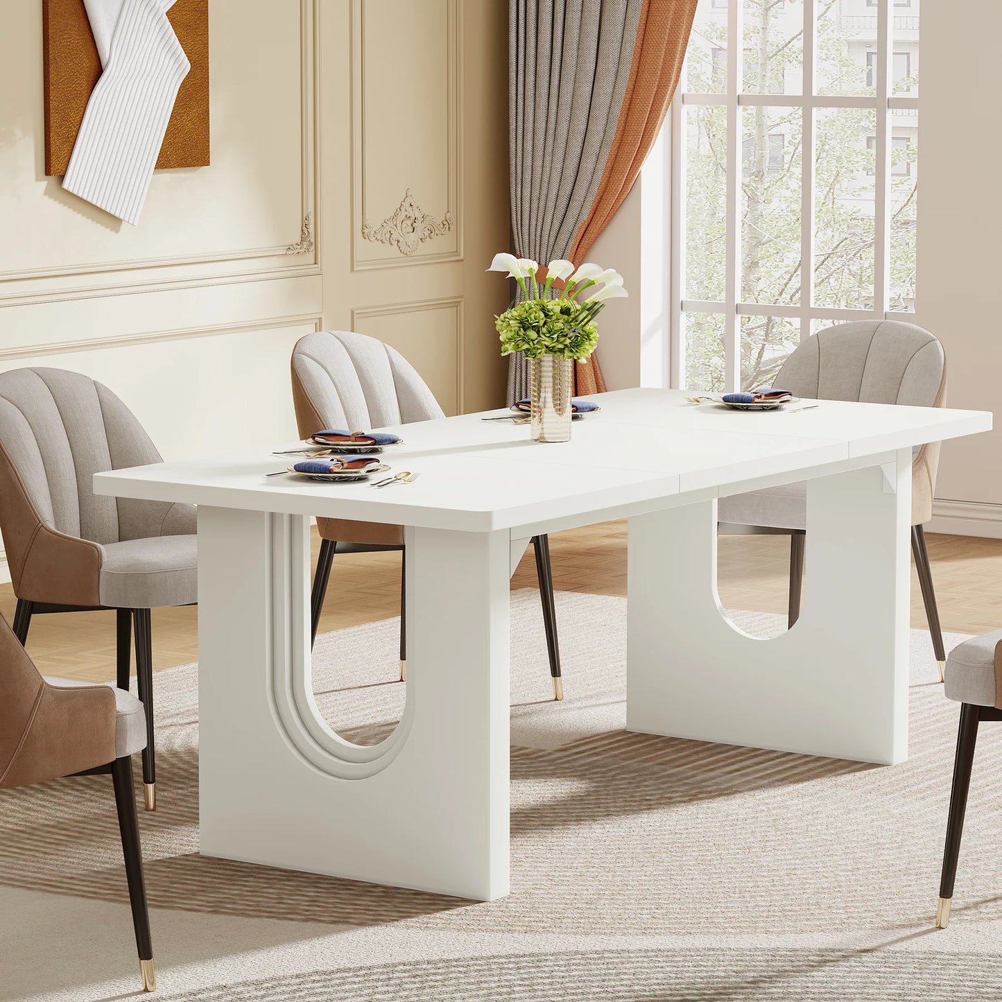 Dining Table for 6 to 8 People, 7