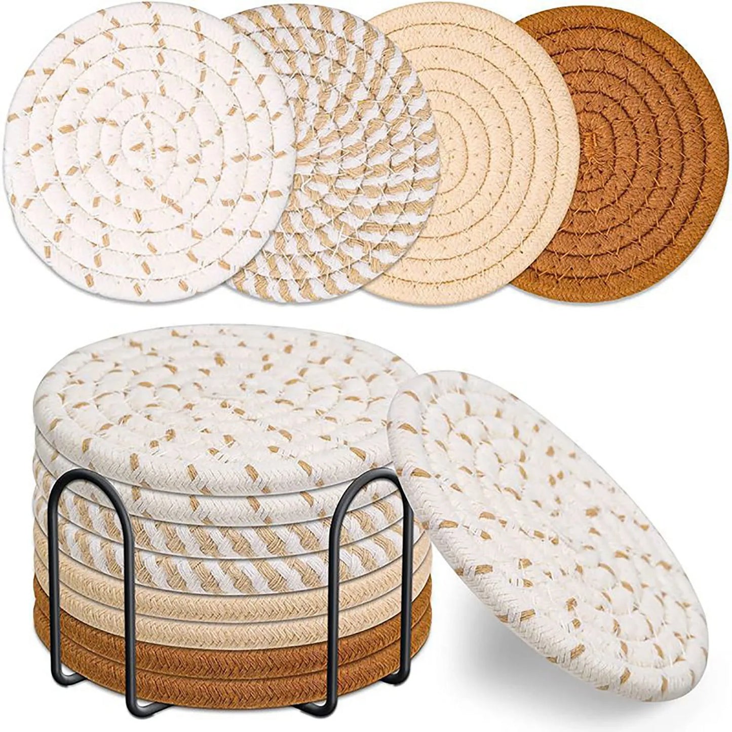 8 Piece Absorbent Drink Place Mats I