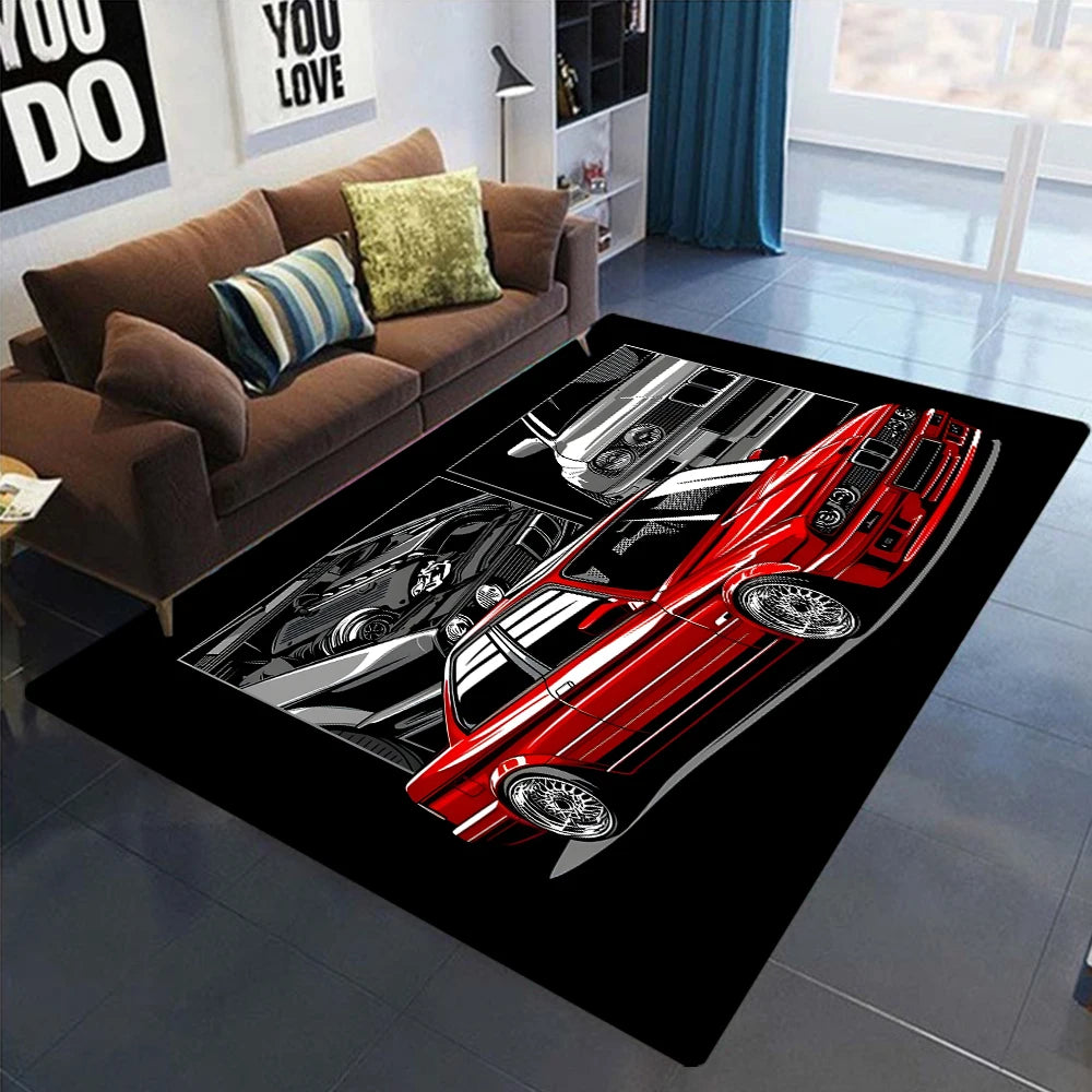 Racing Car Pattern Carpe