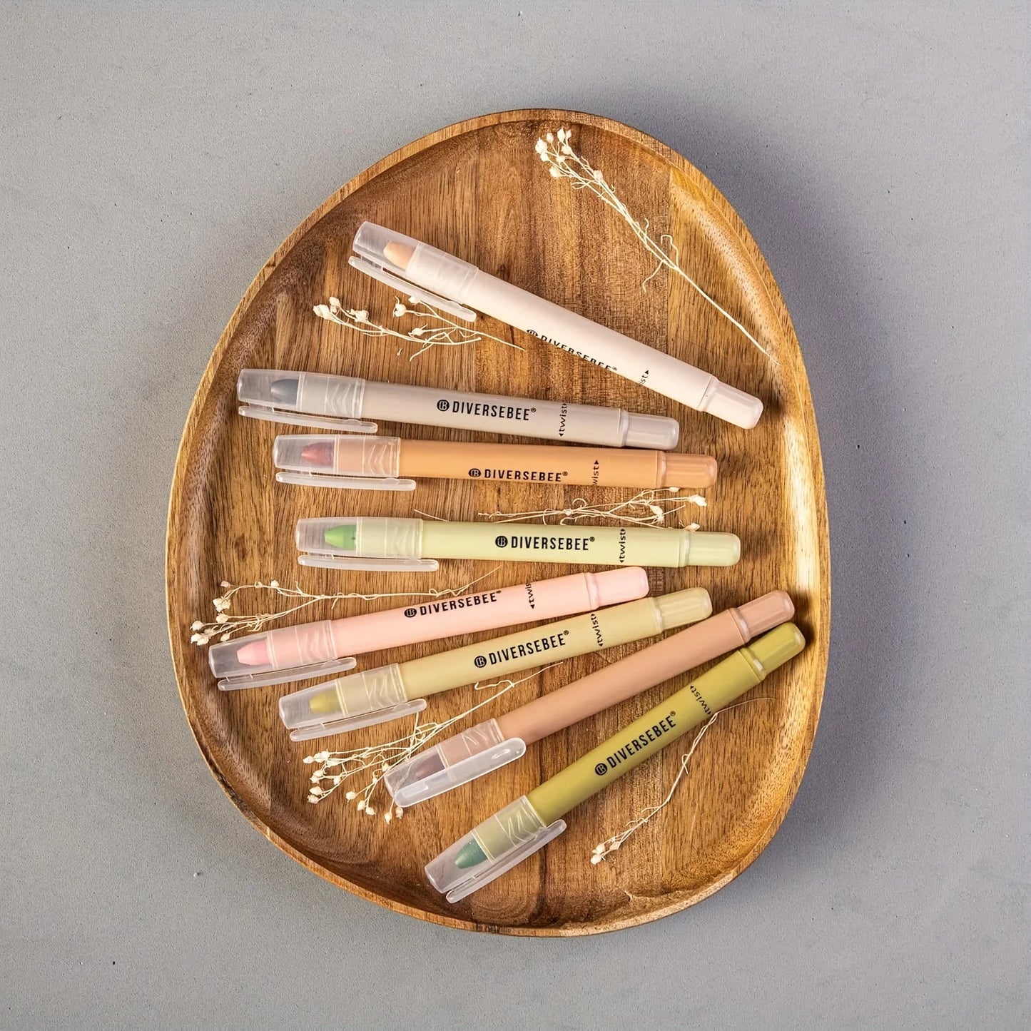 8Pcs Highlighters Assorted Gel Colors