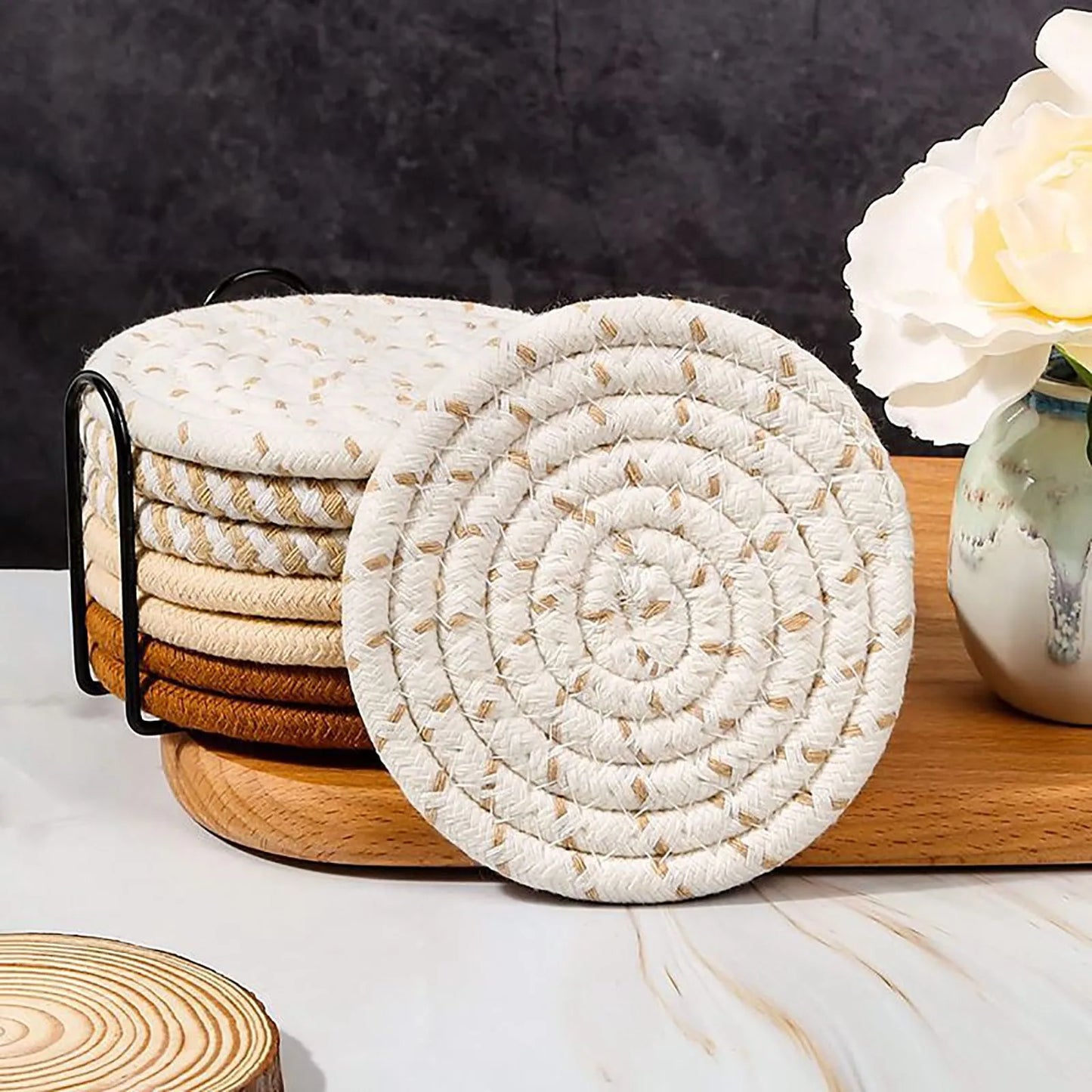 8 Piece Absorbent Drink Place Mats I