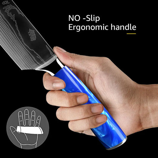 10 Pcs Japanese Chef Knife Set