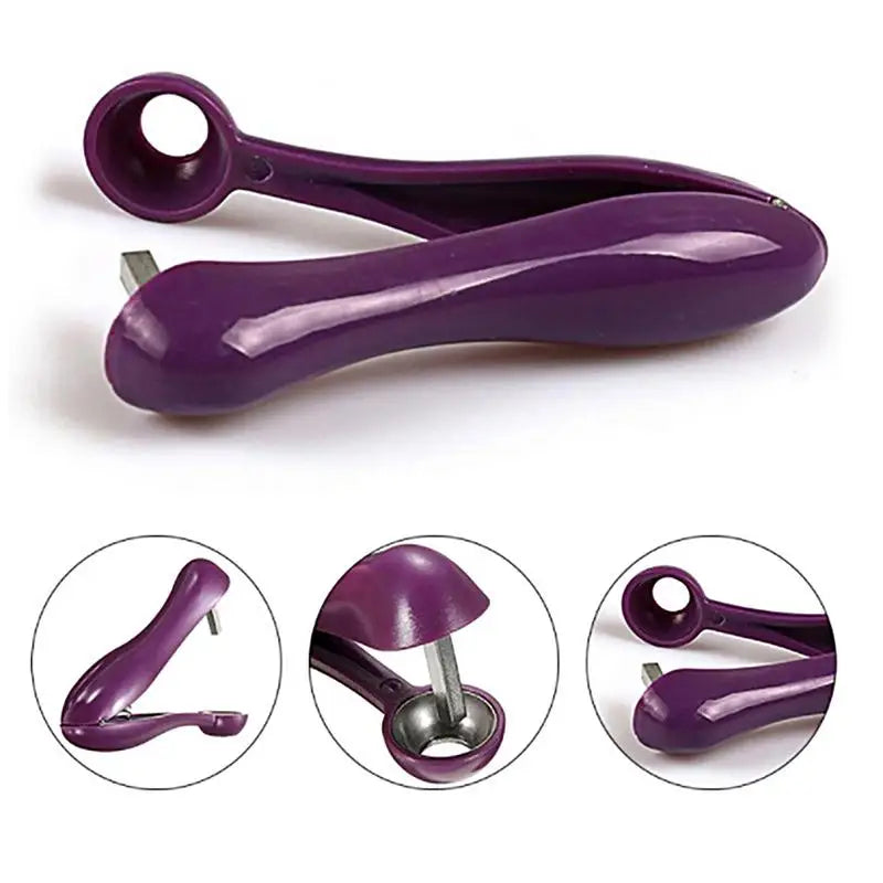Cheery Seed Remover Portable Fruit Kitchen Pitter Remover Fruit Corer Olive Cherry Pitter Remover Multi-Function Fruit Corer