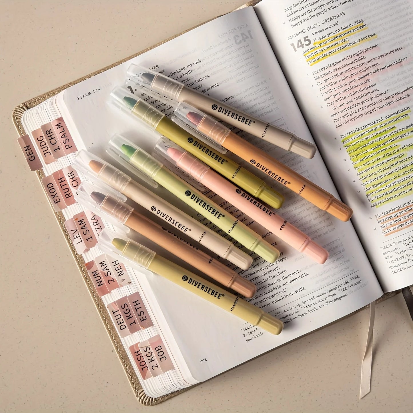 8Pcs Highlighters Assorted Gel Colors