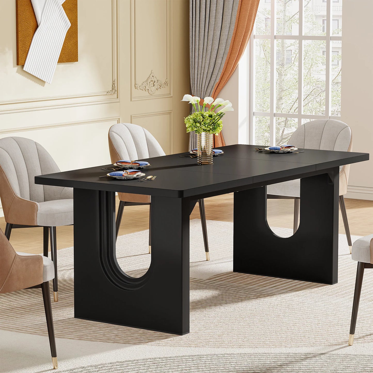 Dining Table for 6 to 8 People, 7