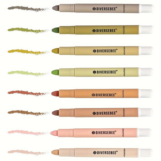 8Pcs Highlighters Assorted Gel Colors