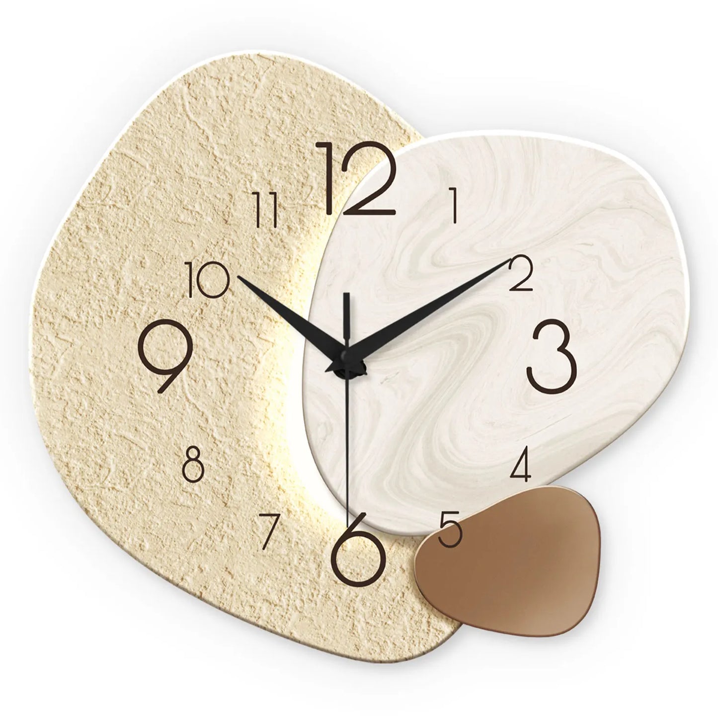 Simple Wall Clock, Perfect for livingroom or diningroom.  Adds some beauty to the wall